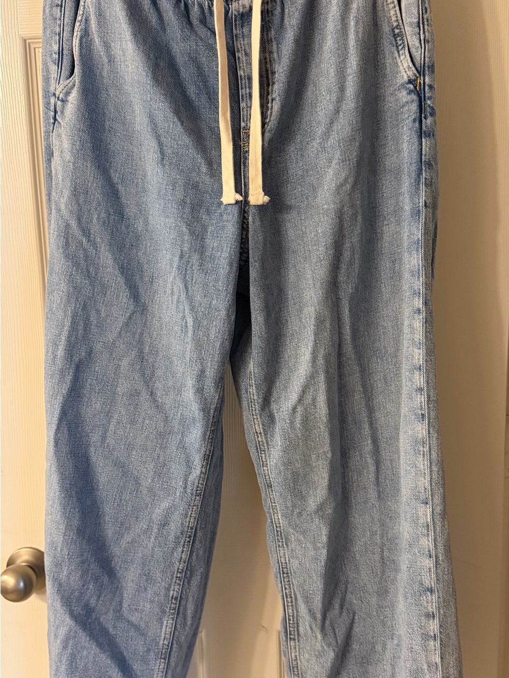 Gap Women’s Light Blue High Rise Wide Leg Denim